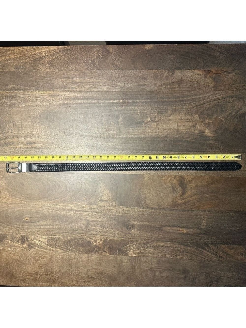 Bloomingdales Reversible Boys Brown and Black Braided Belt Size 24 - Picture 10 of 16